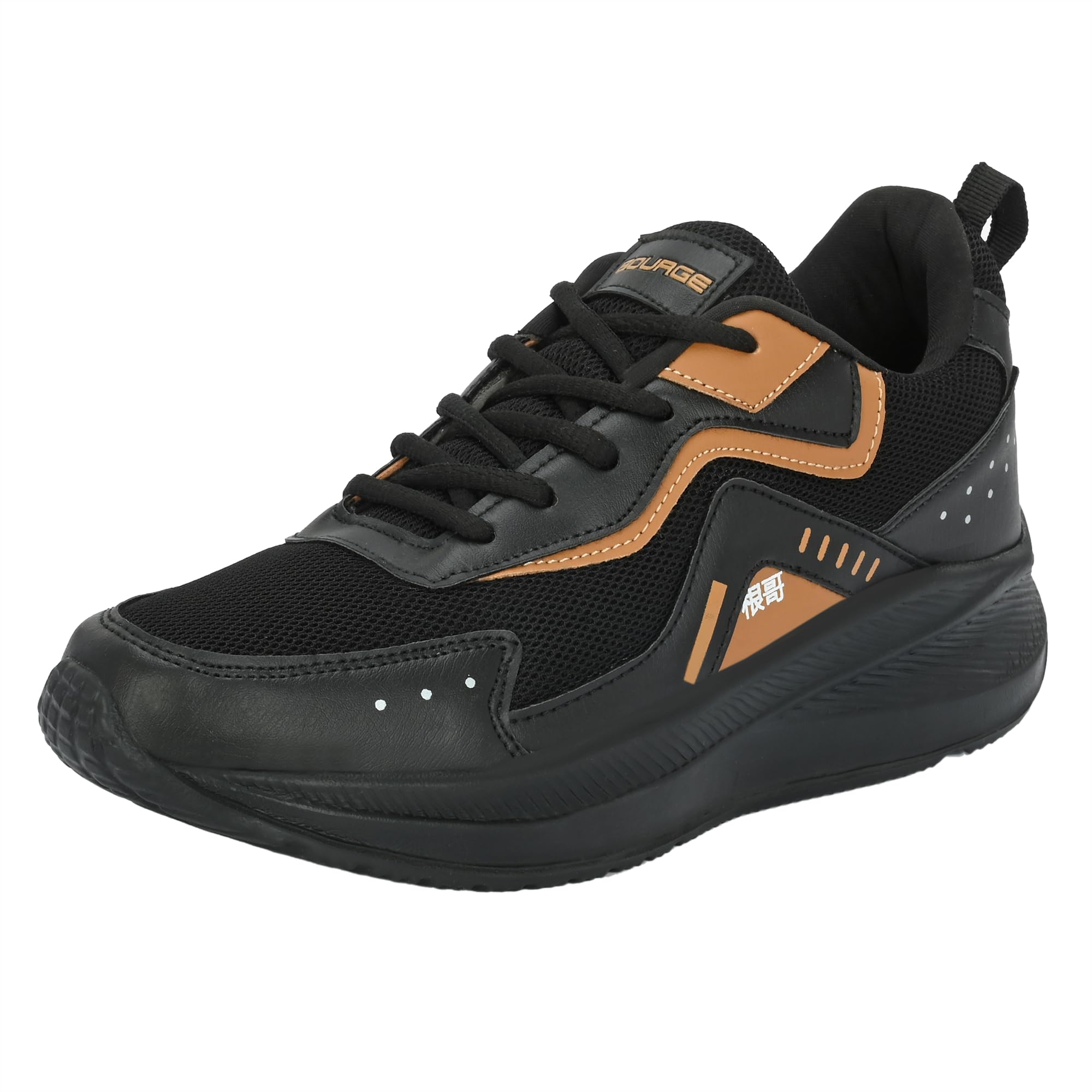 Bourge Mens Thur03 Grey and Black Running Shoes_7 UK (Thur03) (B0C6T3J1FR) Amazon Price History, Amazon Price Tracker