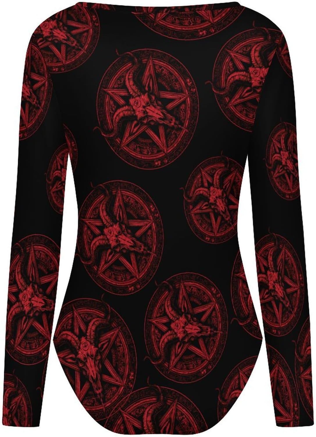 Pentagram Women's Bodysuits Long Sleeve Top 5XL