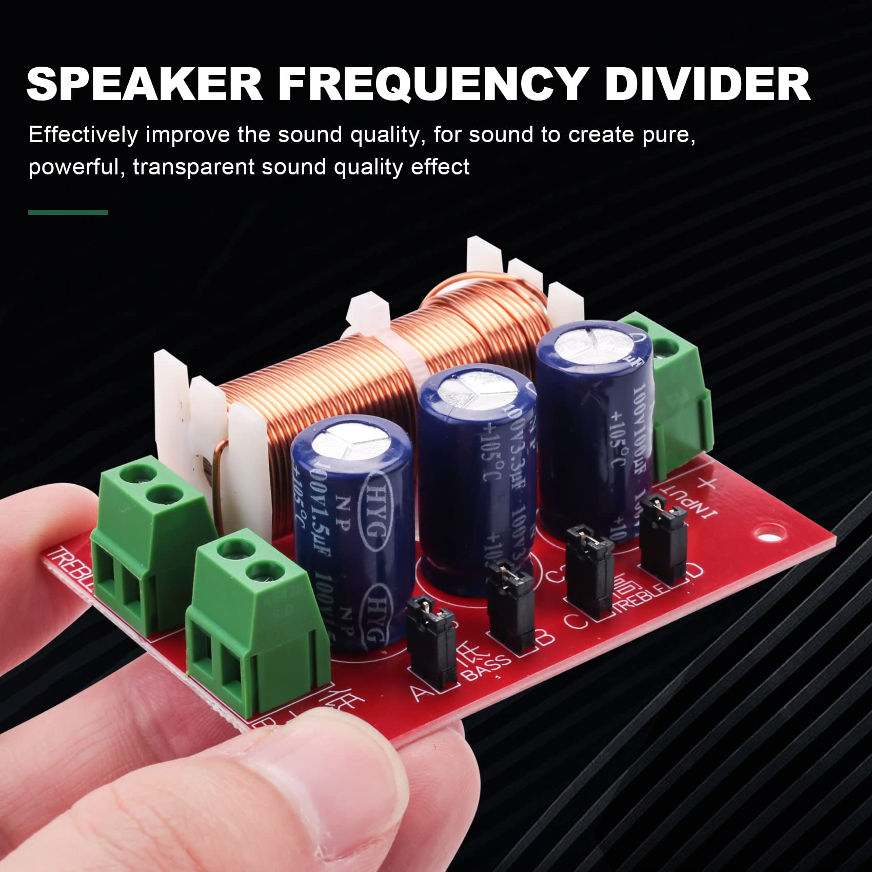 YLY-2088 - Splitter di frequenza Audio 400 W, Filtro Flessibile a 2 Vie, Gamma di Alti e