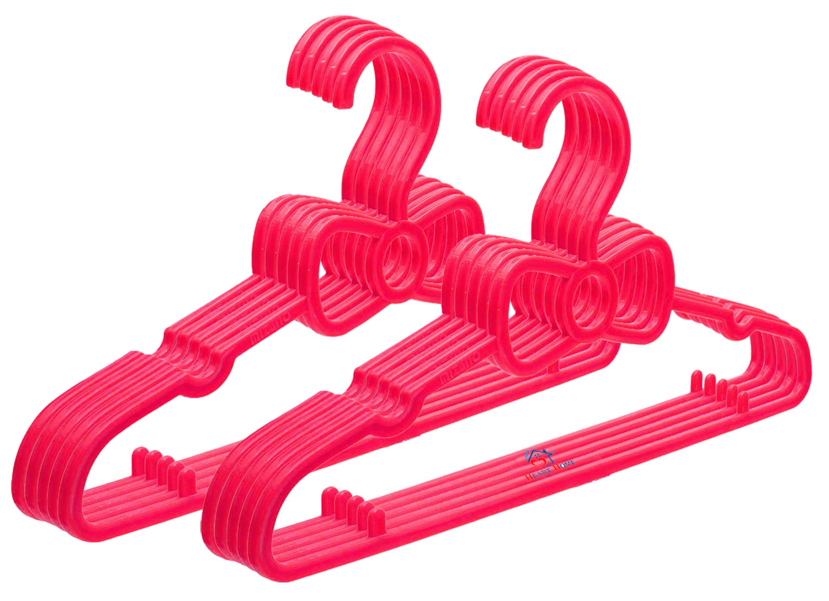 Heart Home Kids Mizano Plastic Non-Slip Clothes Hangers|Pack of 10 (Pink) (B08VJ9B26R) Amazon Price History, Amazon Price Tracker