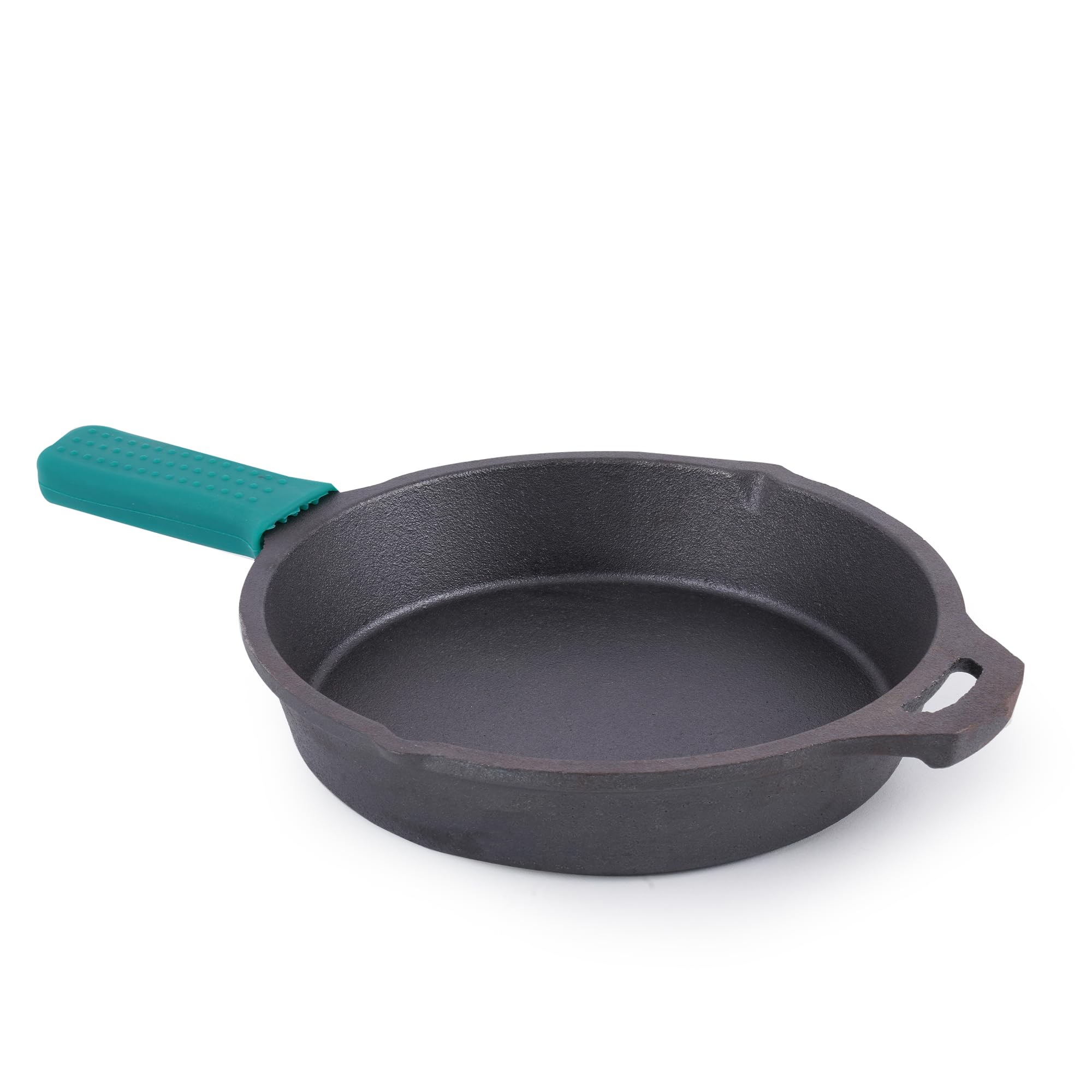 The Indus Valley Pre-Seasoned Cast Iron Skillet | Fry Pan | Induction and Gas Compatible | Kitchen Utensils (Cast Iron Skillet+Silicon Handle, 10 inch / 25cm / 1.6 LTR) (B0DJ2Z3GRX) Amazon Price History, Amazon Price Tracker