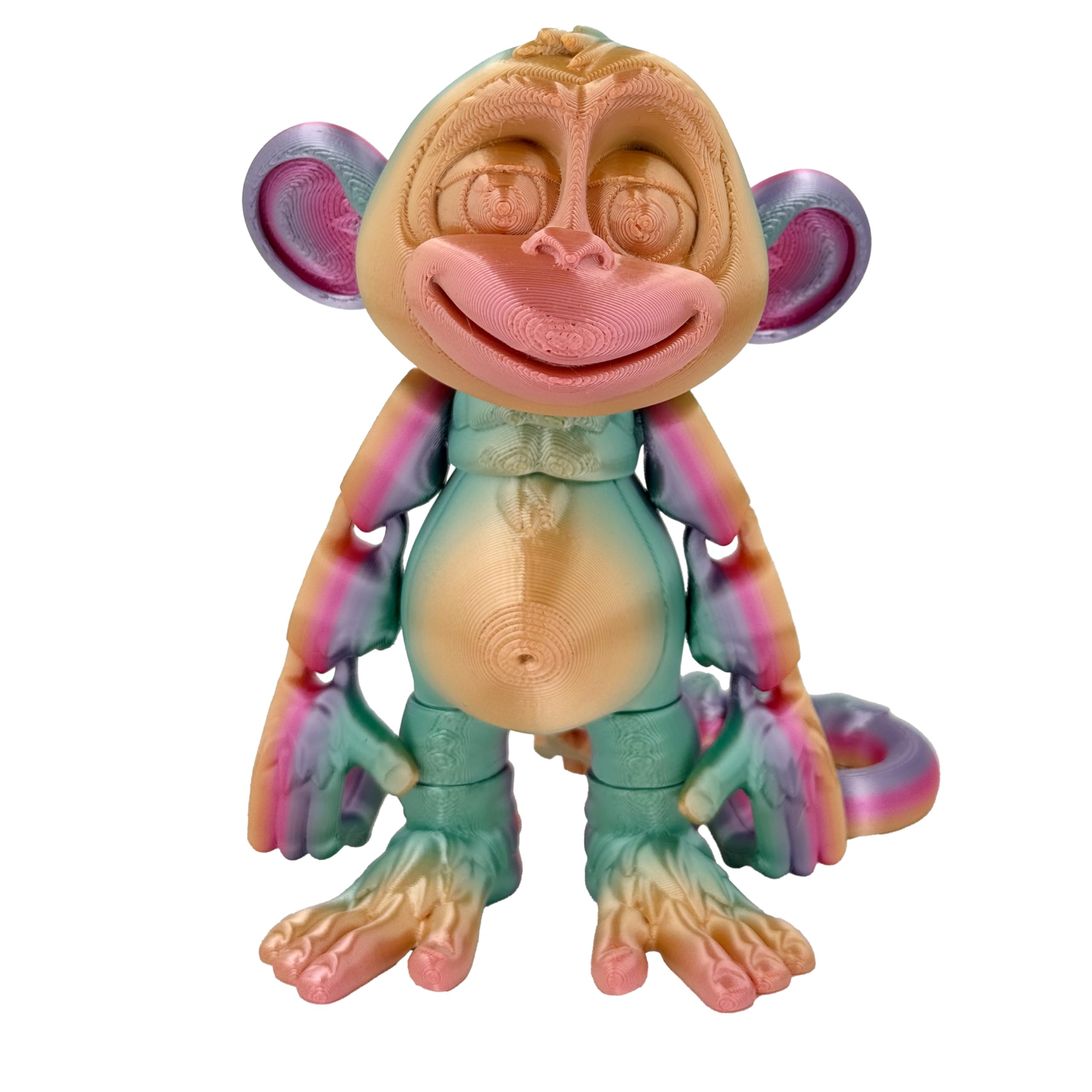 Amazon.com: 3D Printed Articulated Monkey Fidget Toy – Posable