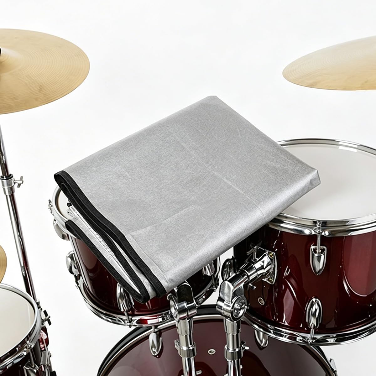 Drum Set di protezione antipolvere impermeabile 210D Oxford Fabric Electronic Drum Kit Cover 275 x 200 cm