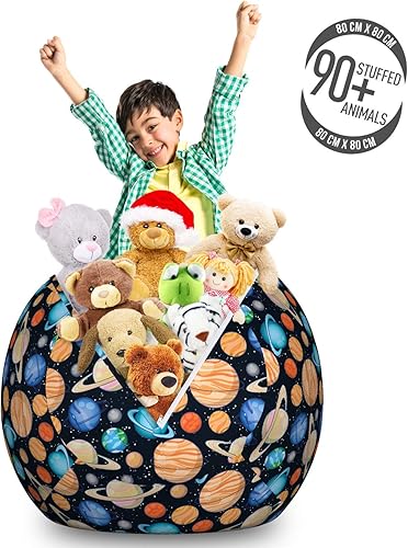 Miniatura 51 de Ambesonne Bolsa de juguetes de almacenamiento para perros, patrón con cachorros de raza pura, Bichon Pug Spitz Dachshund Poodle Shih Tzu, Rosa y