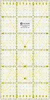 Régua para Patchwork, Escalas em mm, em Acrílico 3 mm – Trident, PT.300X150, Cristal 30 x 15 cm