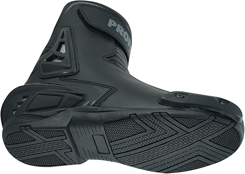Miniatura 6 de PROFIRST Botas de cuero para motocicleta, impermeables, con suela de goma, Original YKK Zip TPO, zapatos de protección TPO, tobillo corto, zapatos