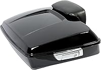 Vista 19 de ECOTRIC King Tour Pack Baúl de Equipaje con Parrilla Superior y Respaldo Compatible con Harley Touring Road King Electra Glide Road Glide Street