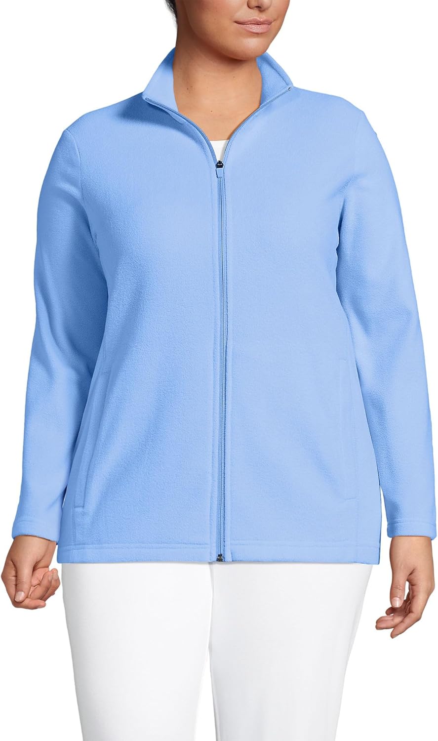 Lands' End Anyweather Fleece Full Zip Jacket