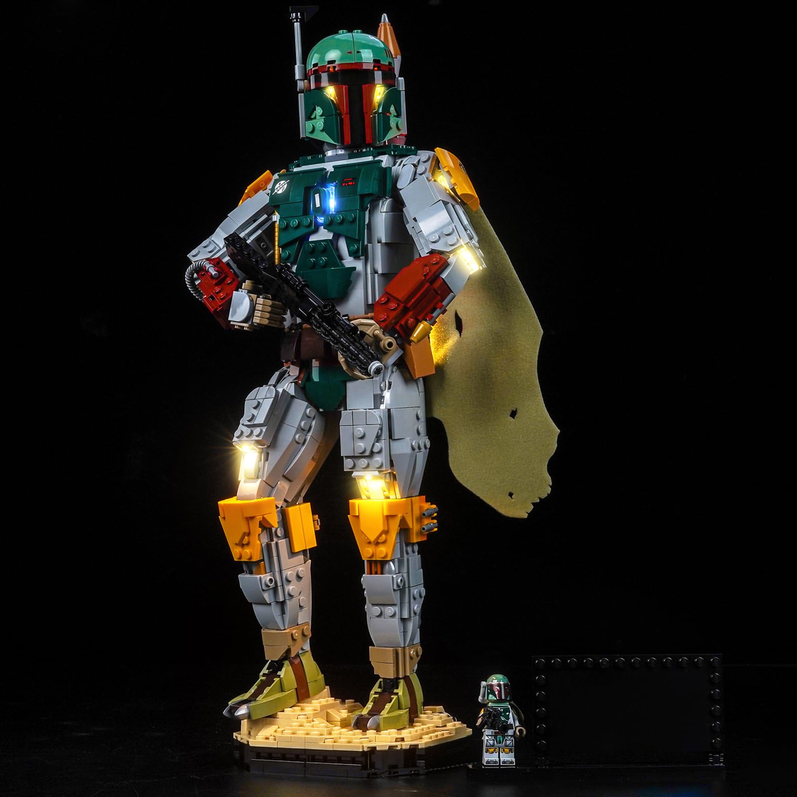 LocoLee LED Light Set Compatible with LEGO Star Wars 75455 Boba Fett