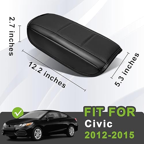 Miniatura 352 de Muslogy Funda de consola central compatible con Honda Pilot 2023 2024 2025, 2024 2025 2026 Ridgeline/Passport Accesorios para apoyabrazos, tapa