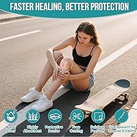 Vista 3 de Rollo hidrocoloide para el cuidado de heridas, vendajes de parche hidrocoloide con vendajes autoadhesivos, para úlceras de cama, altamente