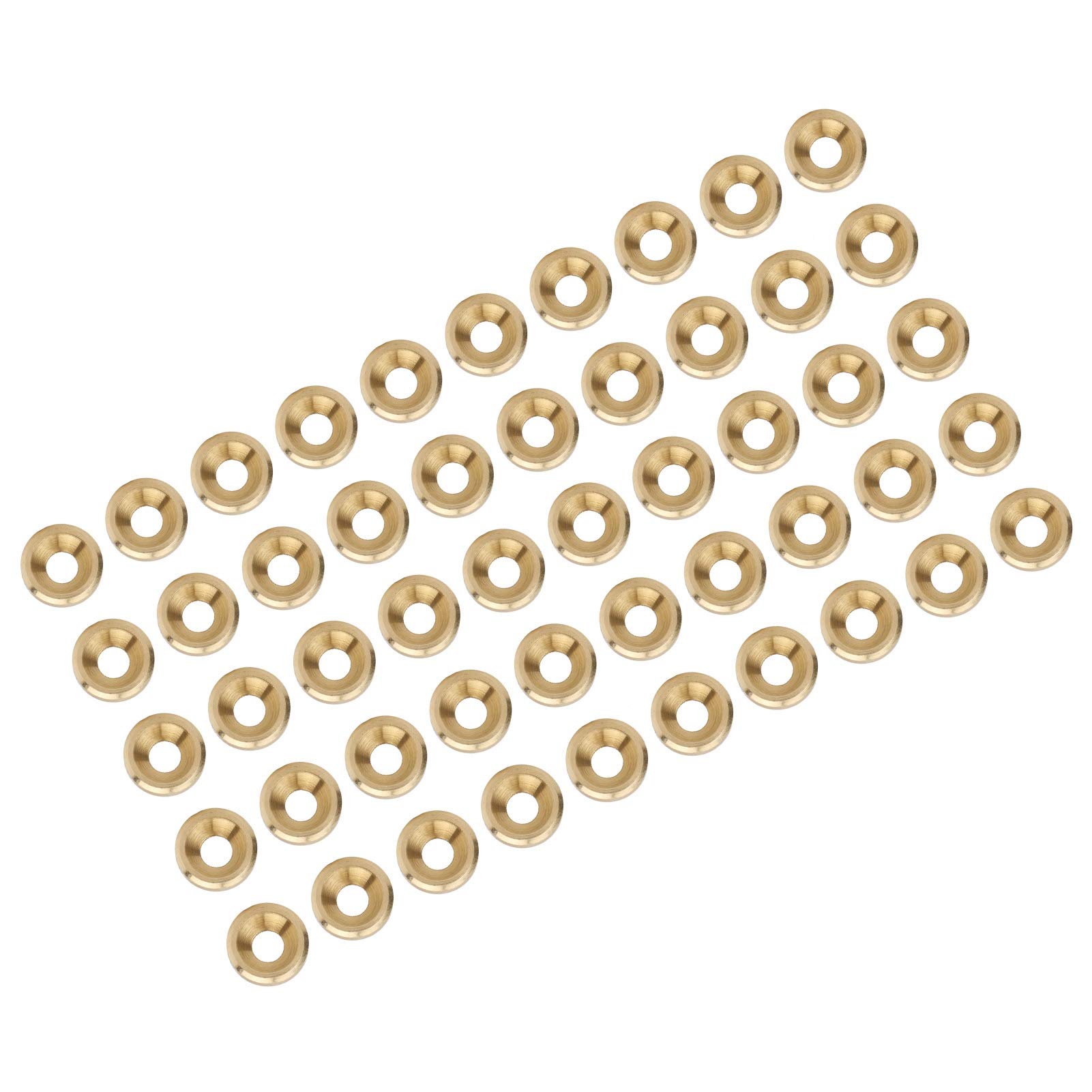 Rondella a Vite a Testa Svasata, Rondelle Assortite in Rame Puro, Set di Assortimento di Rondelle a Testa Svasata Per Tazza di Finitura(M6)