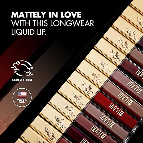 Miniatura 5 de Milani Crema de labios mate Amore (0.22 Fl. onzas) Brillo de labios nutritivo libre de crueldad con un acabado mate completo