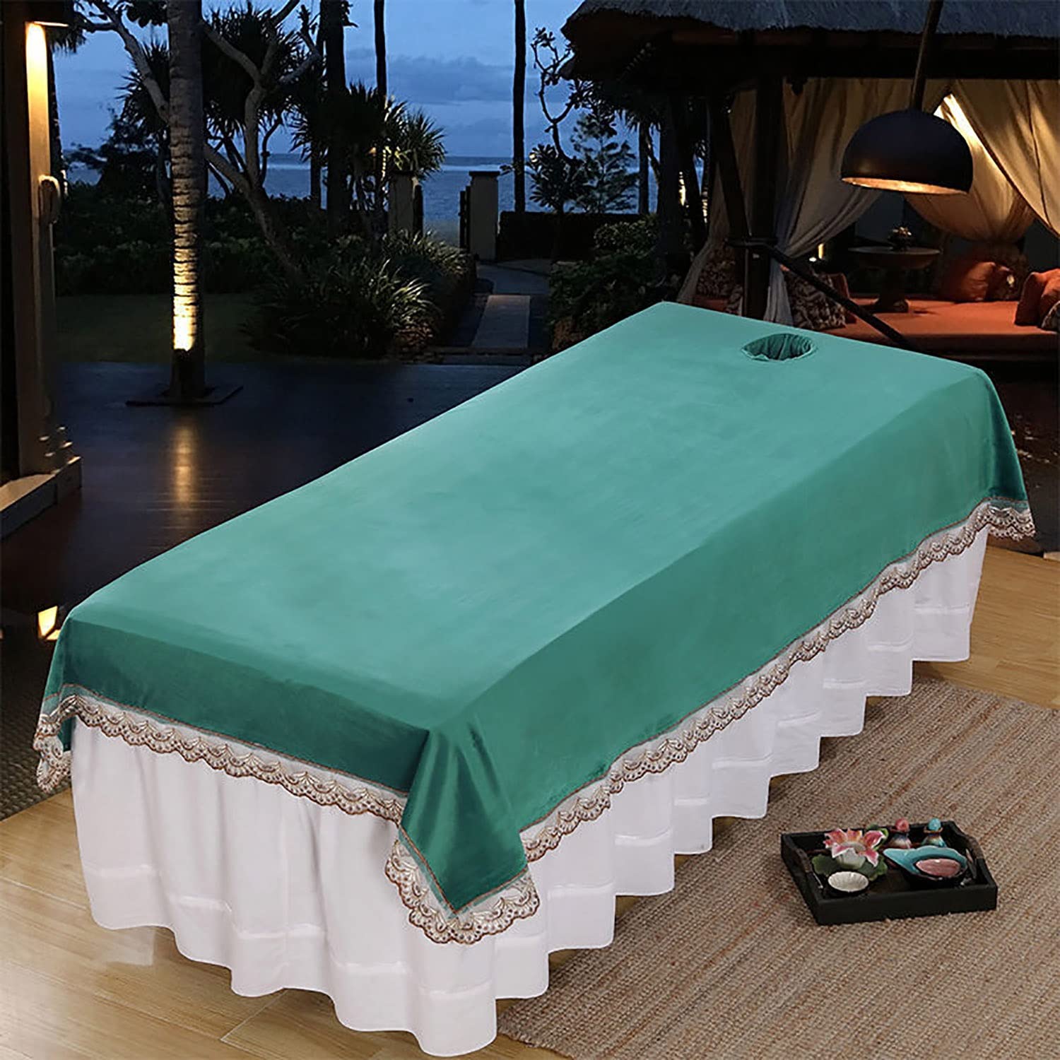 Mantel de masaje para crear una experiencia de relajación en su salón