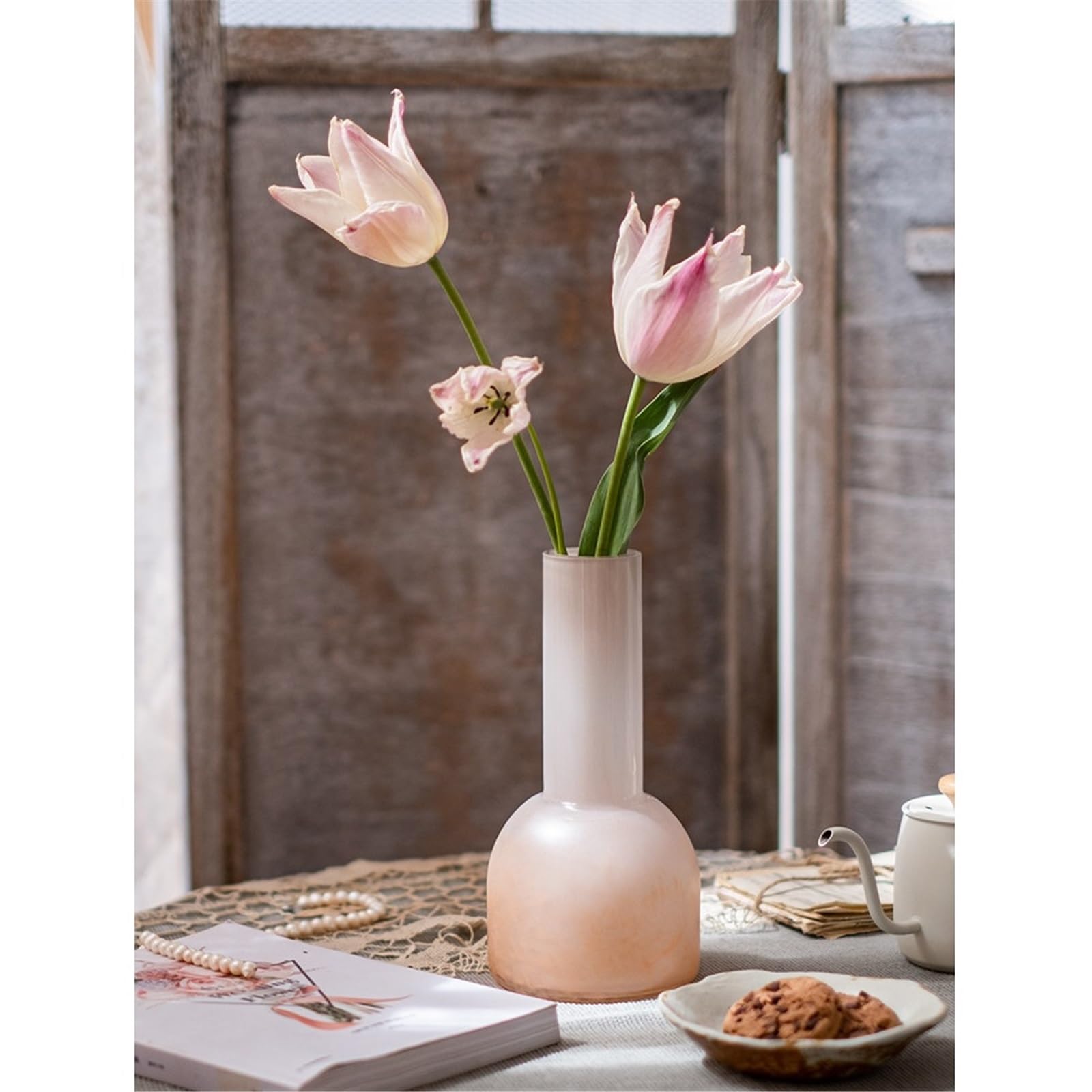 Vaso per Fiori Vasi e stoviglie in Vetro Fatti a Mano