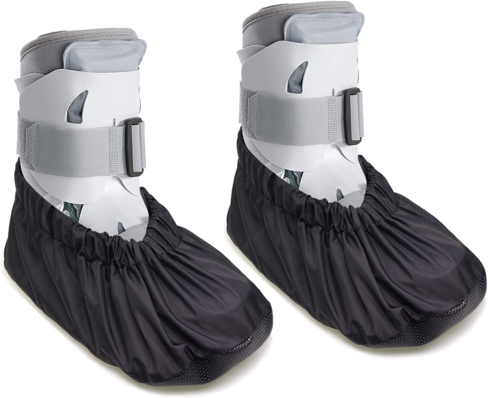 ARUNNERS Walking Boot Covers Rain Waterproof Medical Orthopedic Cast Sock Toe Crank Winter Snow Stress Fracture Cold for Women (Black,M)