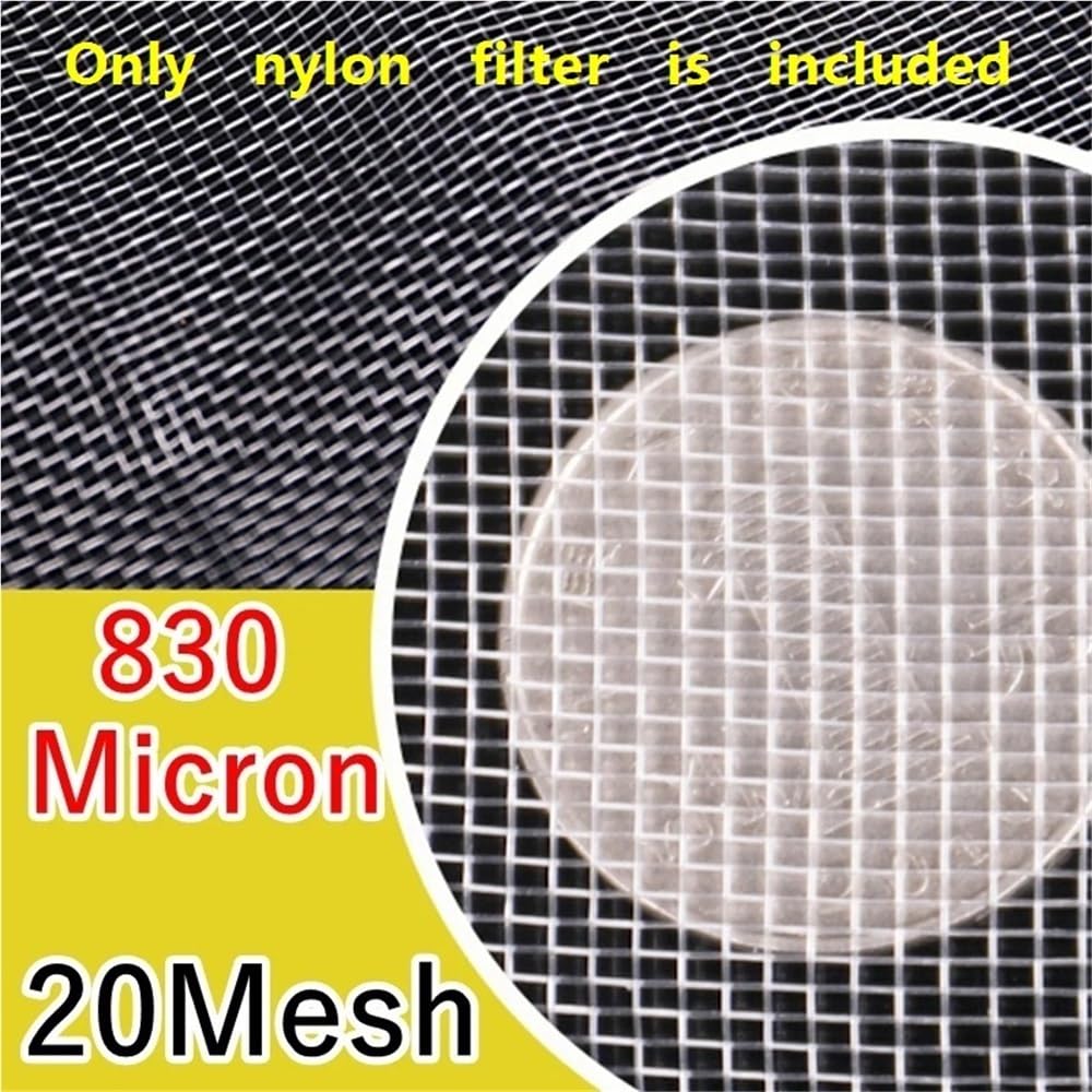 Tela de filtro de malla Tela de filtro nailon, malla blanca 25-830 micras for vino y cerveza (1 unidad)(5M*20MESH)