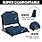 Jauntis Stadium Seating for Bleachers, Bleacher Seats with Ultra Padded Comfy Foam Backs and Cushion, Wide Portable Stadium Chairs with Back Support and Shoulder Strap