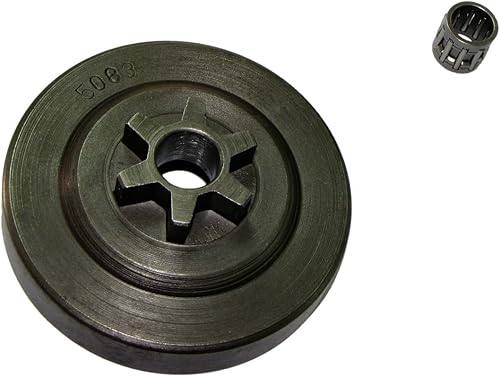 El piñón de tambor de motosierra 38 6T reemplaza el Echo A556000400 para CS-370, CS-400