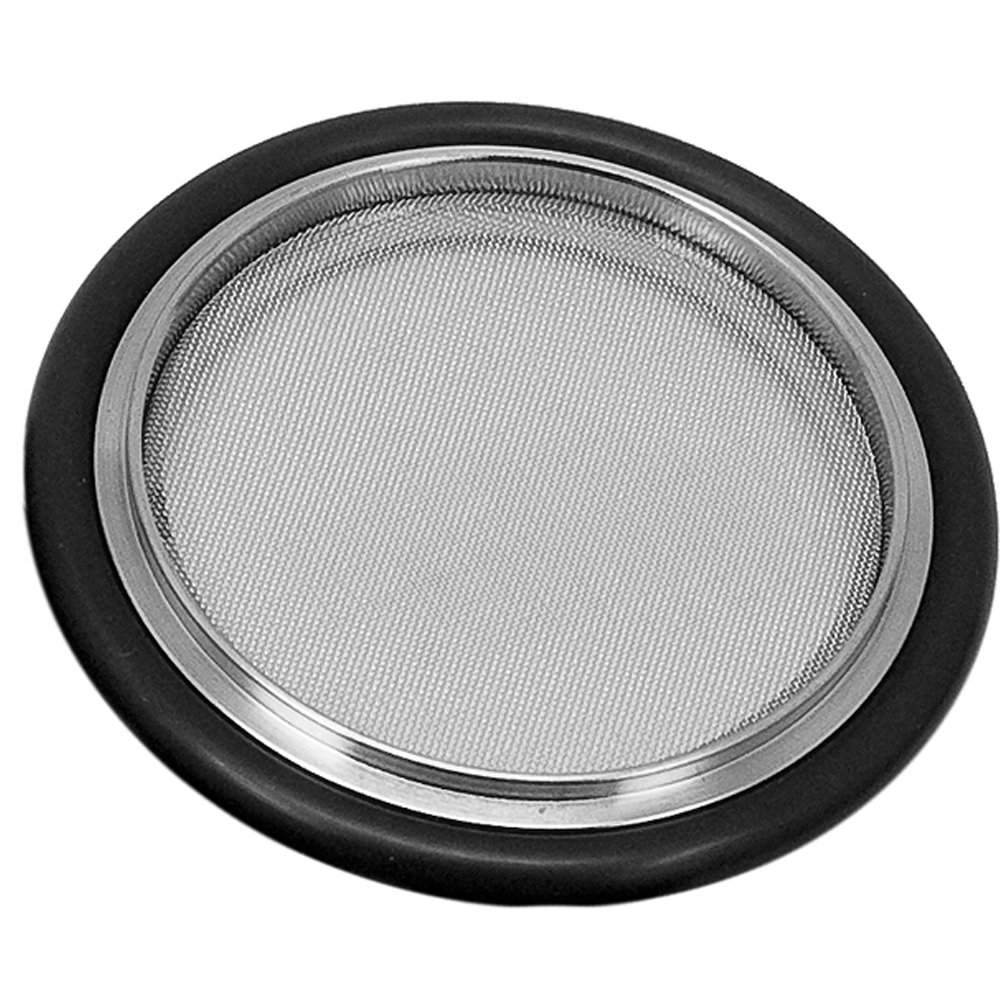 KF-50 Mesh Screen Centering Ring, ISO-KF Flange Size NW-50, Stainless Steel & NBR O-Ring, Vacuum Fittings