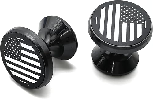 2 soportes para teléfono móvil para tablero de automóvil, bandera estadounidense ajustable de 360 grados, soporte portátil para poner y tomar en un