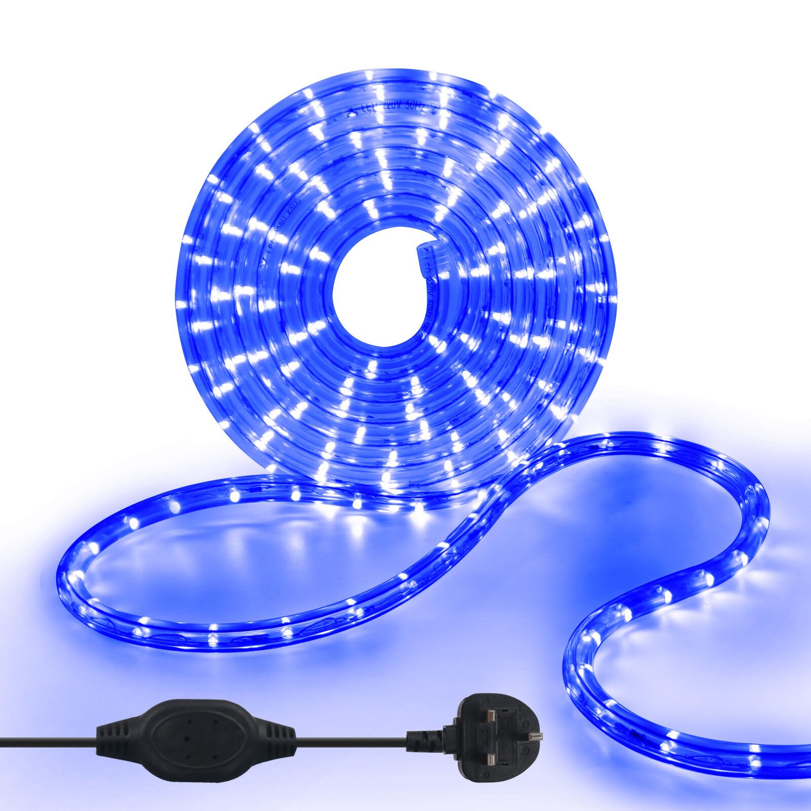 KISUFU 220V Waterproof LED Rope Light,36 LEDs/m Led Strip Light AC Fairy String Lights with Clip and Power Adapter for Indoor/Outdoor Christmas Party Home Decoration โ image 1