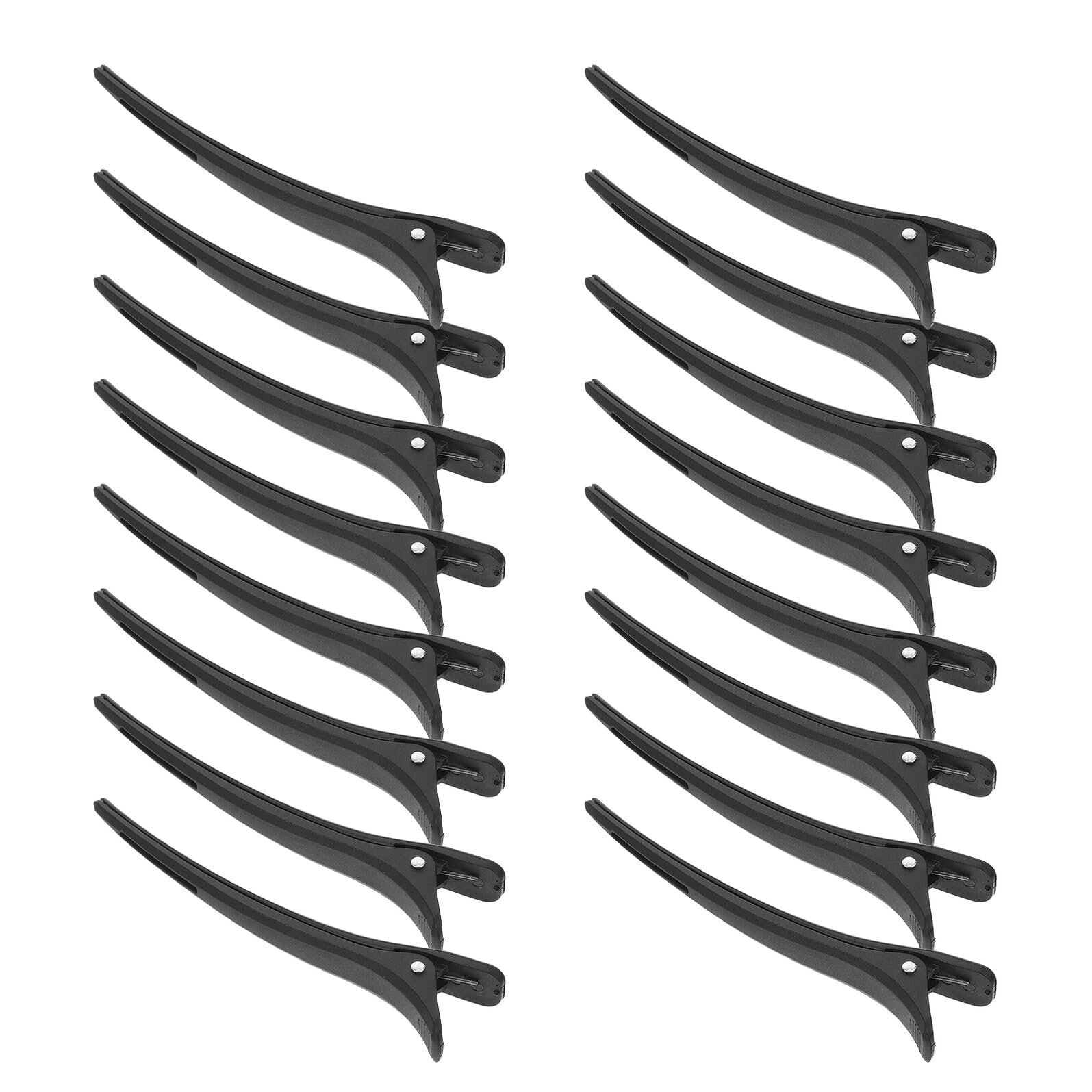 Homoyoyo 20 Pezzi Fermagli per Capelli Senza Piega Clip da Parrucchiere Antiscivolo per Sezionare Styling e Colorazione Accessori Professionali per Salone Adatti Capelli Sottili e Spessi