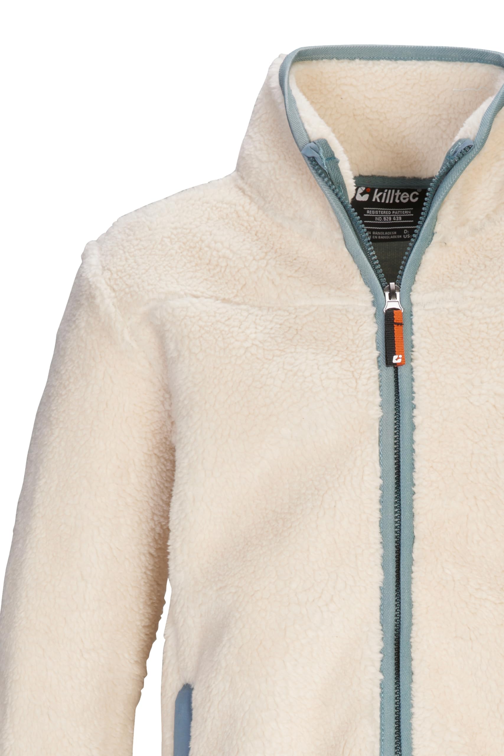 Killtec Kow 241 Bys Flc Jckt Giacca in sherpa/pile con colletto rialzato Bambini e ragazzi