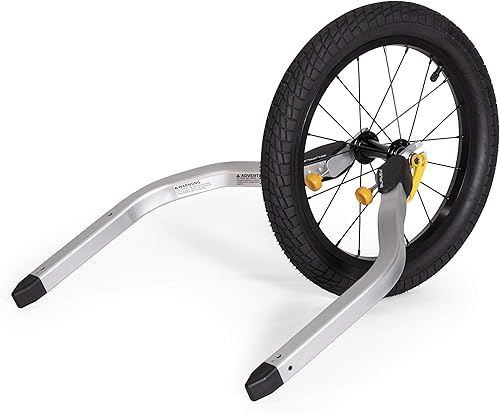 Miniatura 8 de Kit Jogger para Bicicleta, Aluminio, Negro/Plata, 16 pulgadas