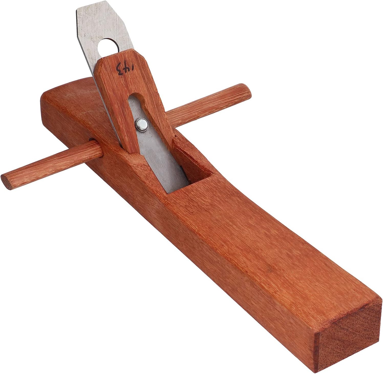 Precise Woodworking Hand Planer Lightweight Teak and Manganese Steel Blades for Wood Trim Fits Carpenter DIY (400)