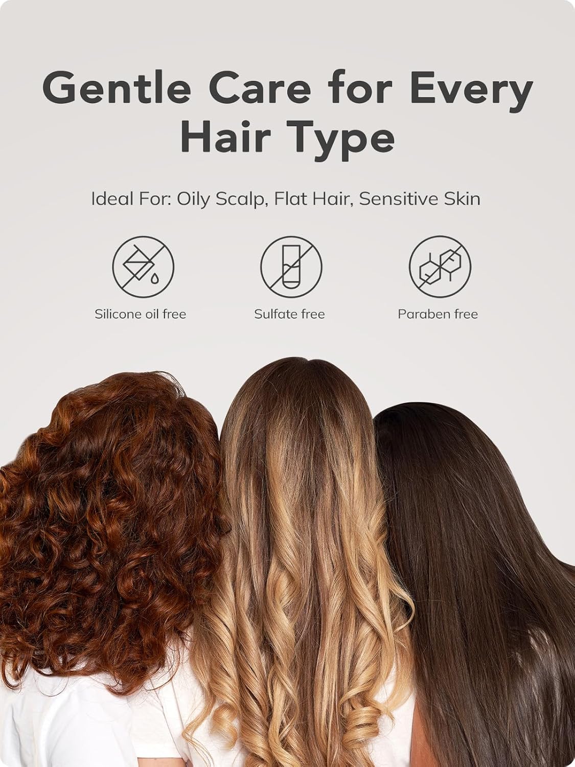 Kustie Rose Shampoo with Dual-Chamber Lock Technology – Volumizing & Oil Control Shampoo with Rose Oil & Hyaluronic Acid, Gentle Amino Acid Cleanser for Smooth, Healthy Hair, 16.9 fl oz