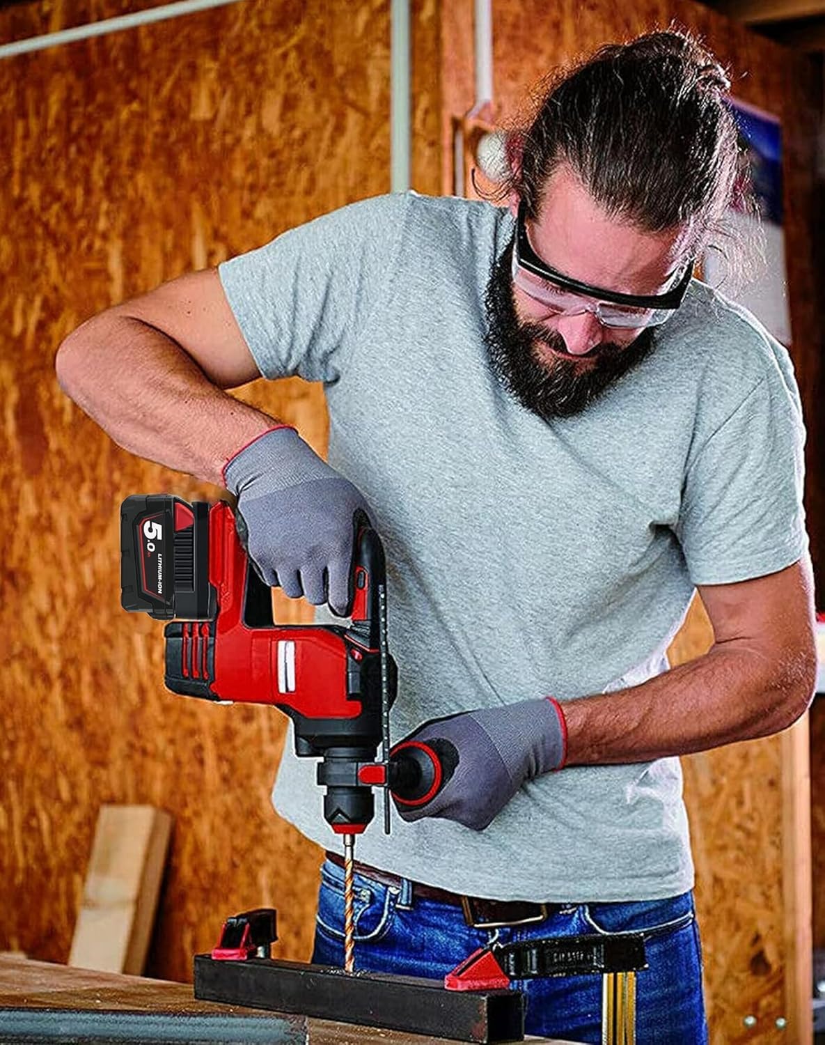 DM18EIN Adaptateur de Batterie pour Outils électriques Einhell 18 V, convertisseur pour Batterie Dewalt 20 V et Milwaukee18 V en Remplacement de la Batterie Einhell 18 V (Pas de Batterie)