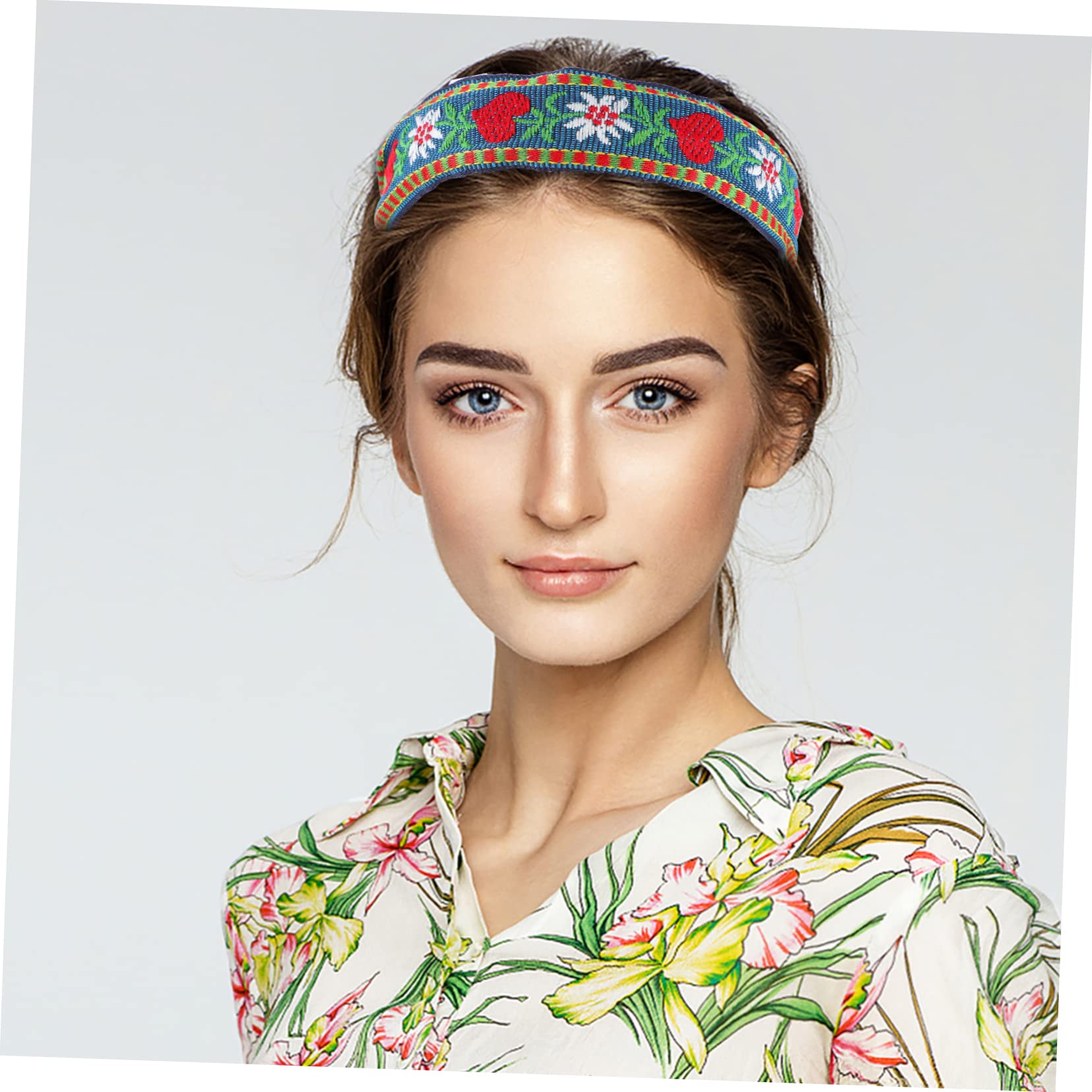 Didiseaon 8pièces Bandeaux Femmes Avec Accessoires Coiffure Large Pour Fête Mariage Plage Cœur Vigne