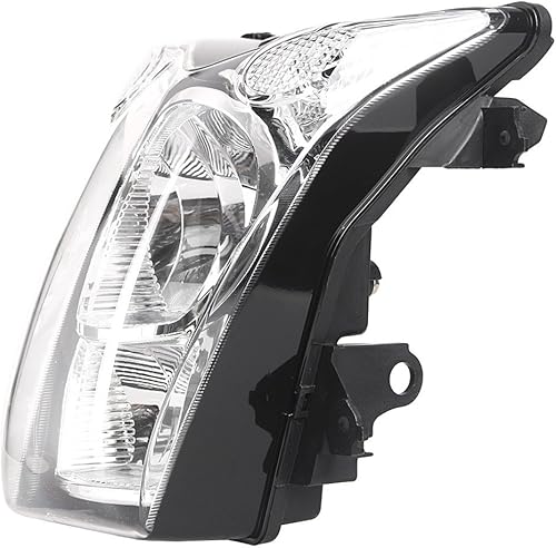 Miniatura 5 de Mallofusa Conjunto de faros delanteros de motocicleta compatible con Kawasaki ER-6N 2009 2010 lente transparente