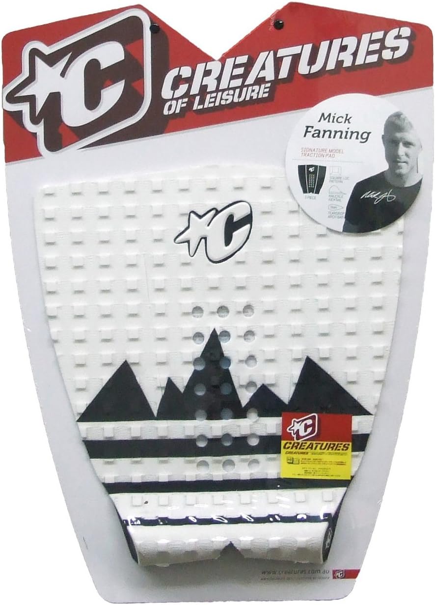 Creatures of Leisure Mick Fanning Traction Pad, White