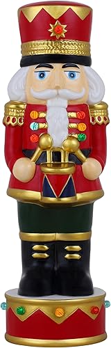 Miniatura 10 de Mr. Christmas Decoración navideña nostálgica de elfo de vela, verde