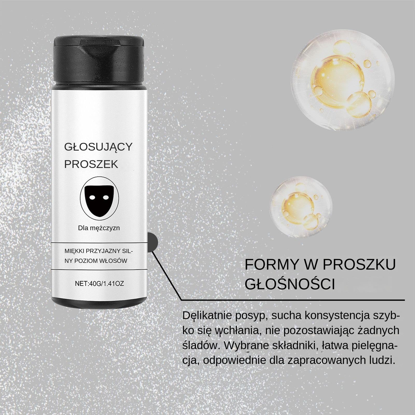 Hair Styling Powder, Volume Texture Powder, Matte Finish Grooming, Lightweight HairLift Easy Daily Use, Portable HairTool for Appointments Events, Compact Styling Solution