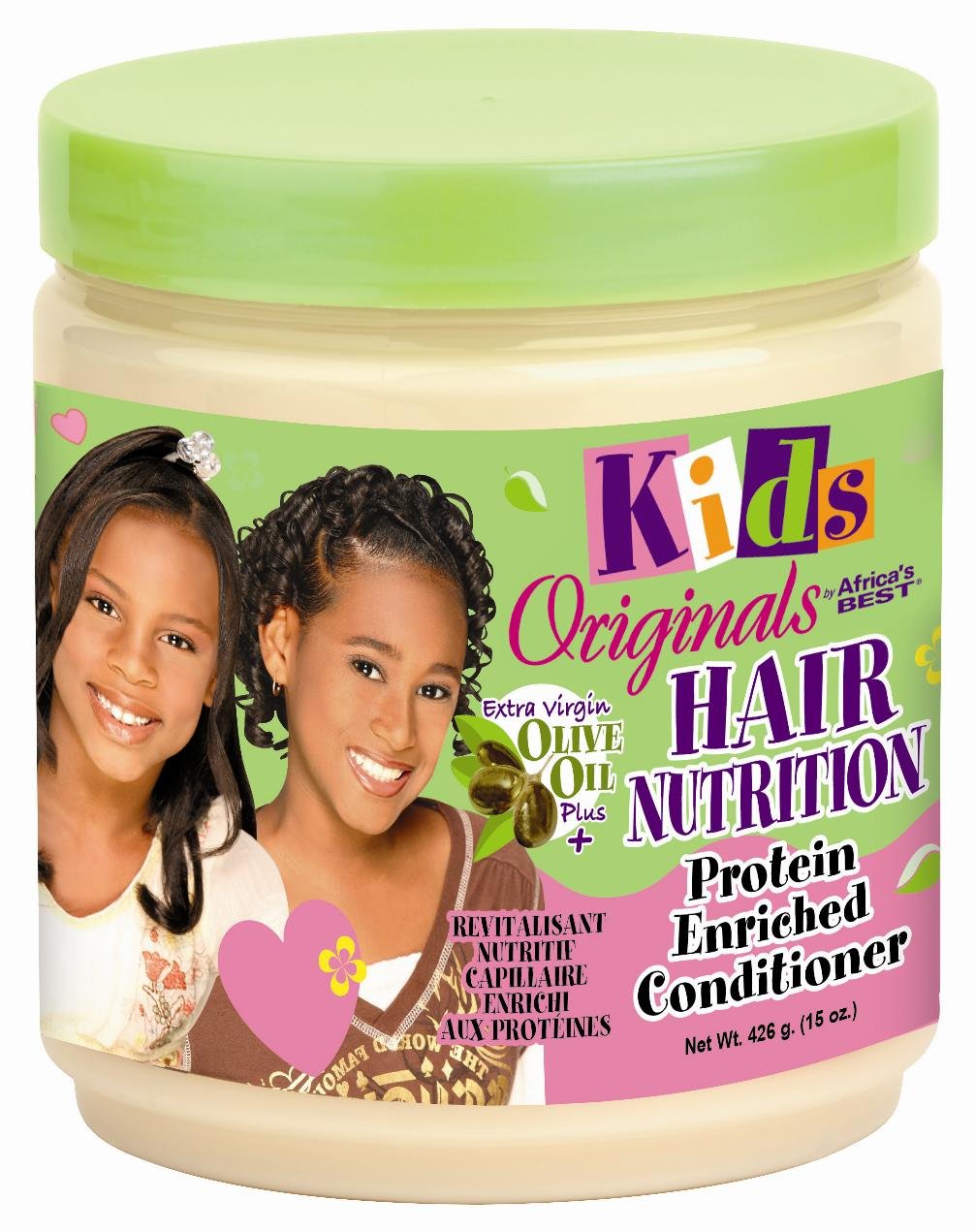 Africas Best Kids Orig Conditioner Hair Nutrition 15 Ounce Jar (443ml) (6 Pack)