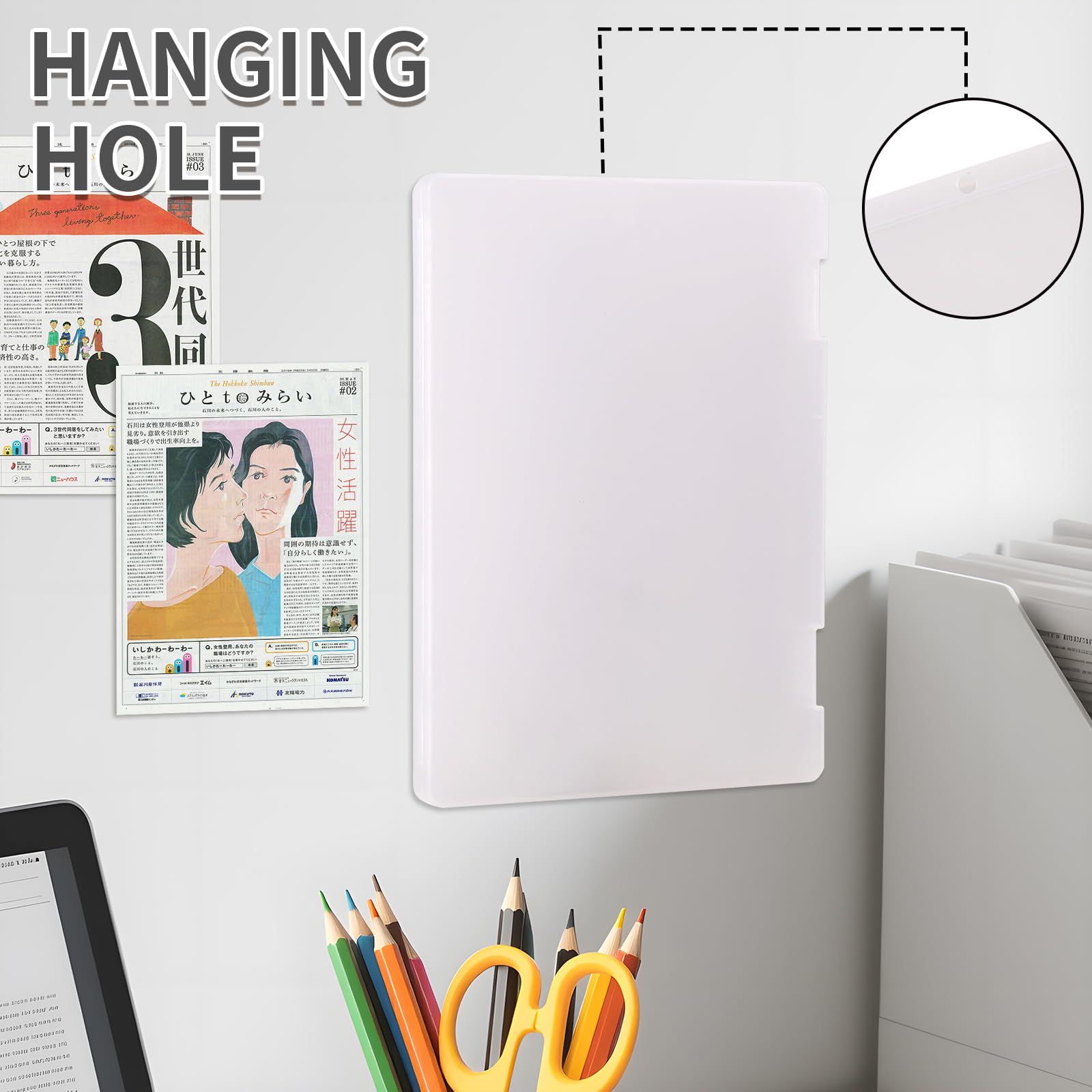 Organizer na papier A4, projekt, album do scrapbookingu, organizer, pojemniki, przenośne przechowywanie plików z ciasnym zatrzaskiem i otworem do zawieszenia, naklejki świąteczne na artykuły