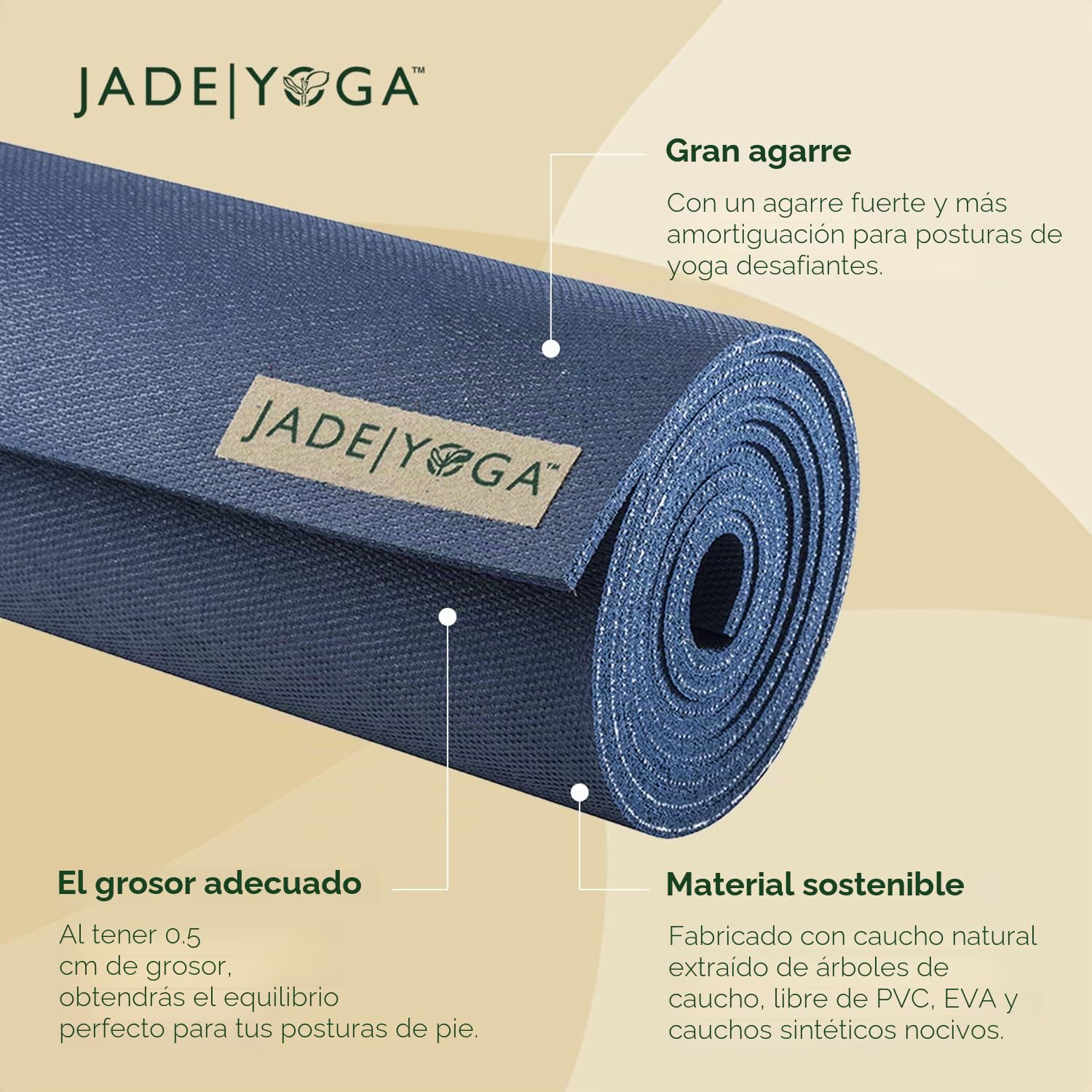 Jade Yoga - Esterilla de yoga Harmony