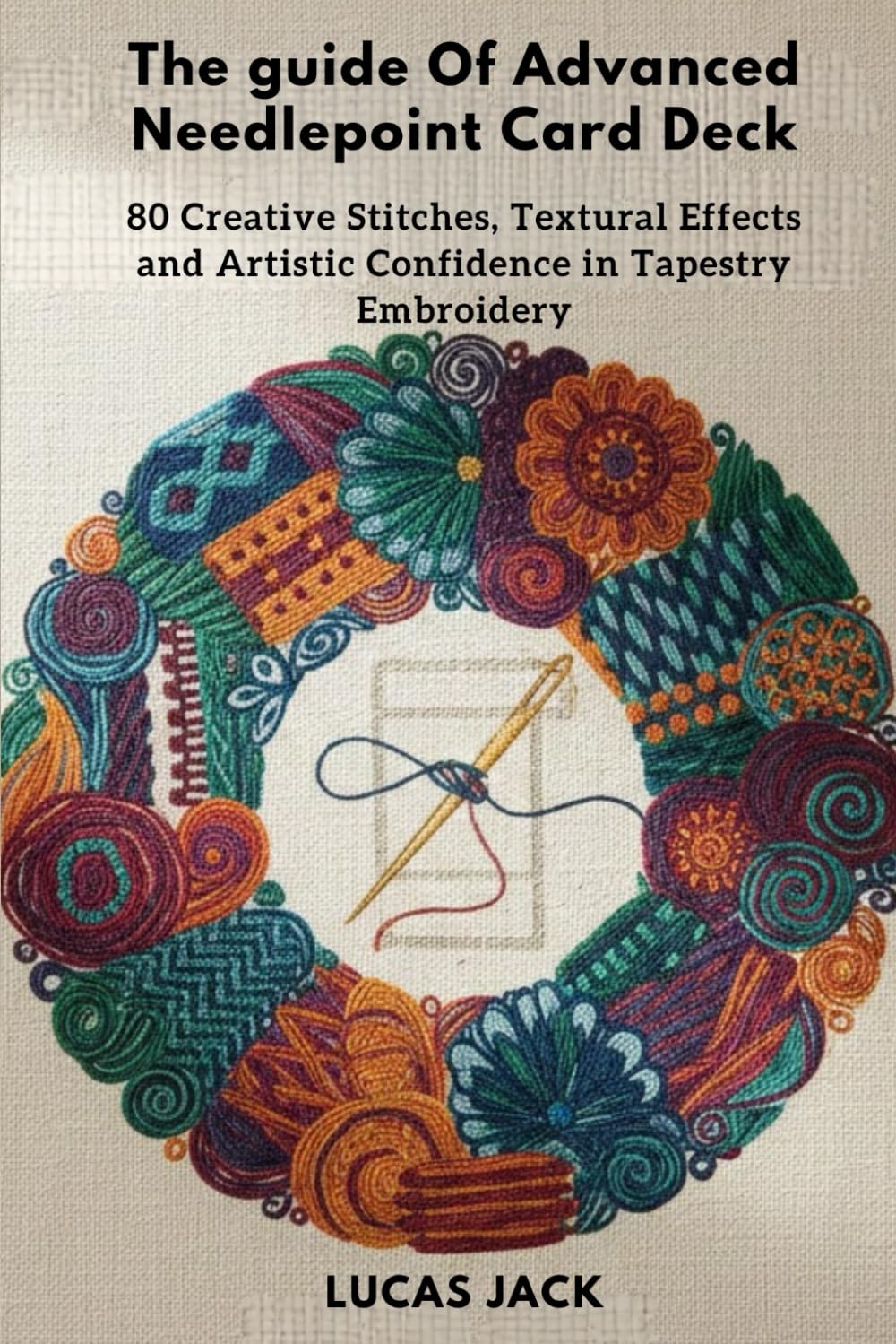 The Guide Of Advanced Needlepoint Card Deck: 80 Creative Stitches, Textural Effects, and Artistic Confidence in Tapestry Embroidery