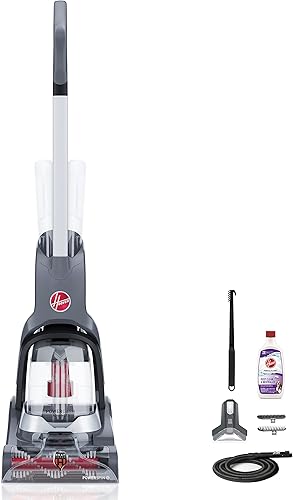 Hoover PowerDash Pet - Máquina limpiadora compacta avanzada de alfombras, con limpieza sobre el suelo, FH55050PC, color gris