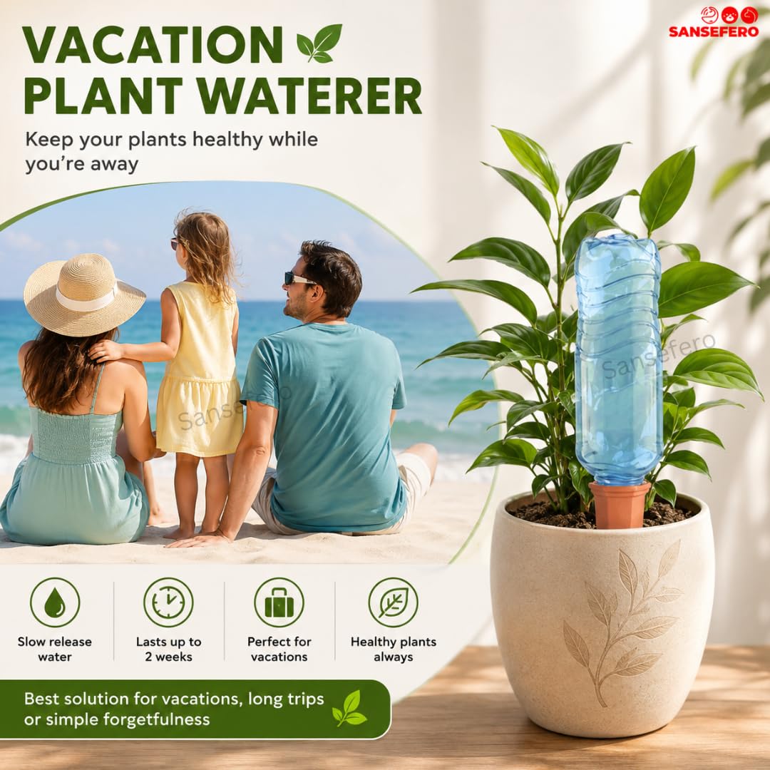 SANSEFERO Self Watering Spike - Automatic Plant Irrigation -8