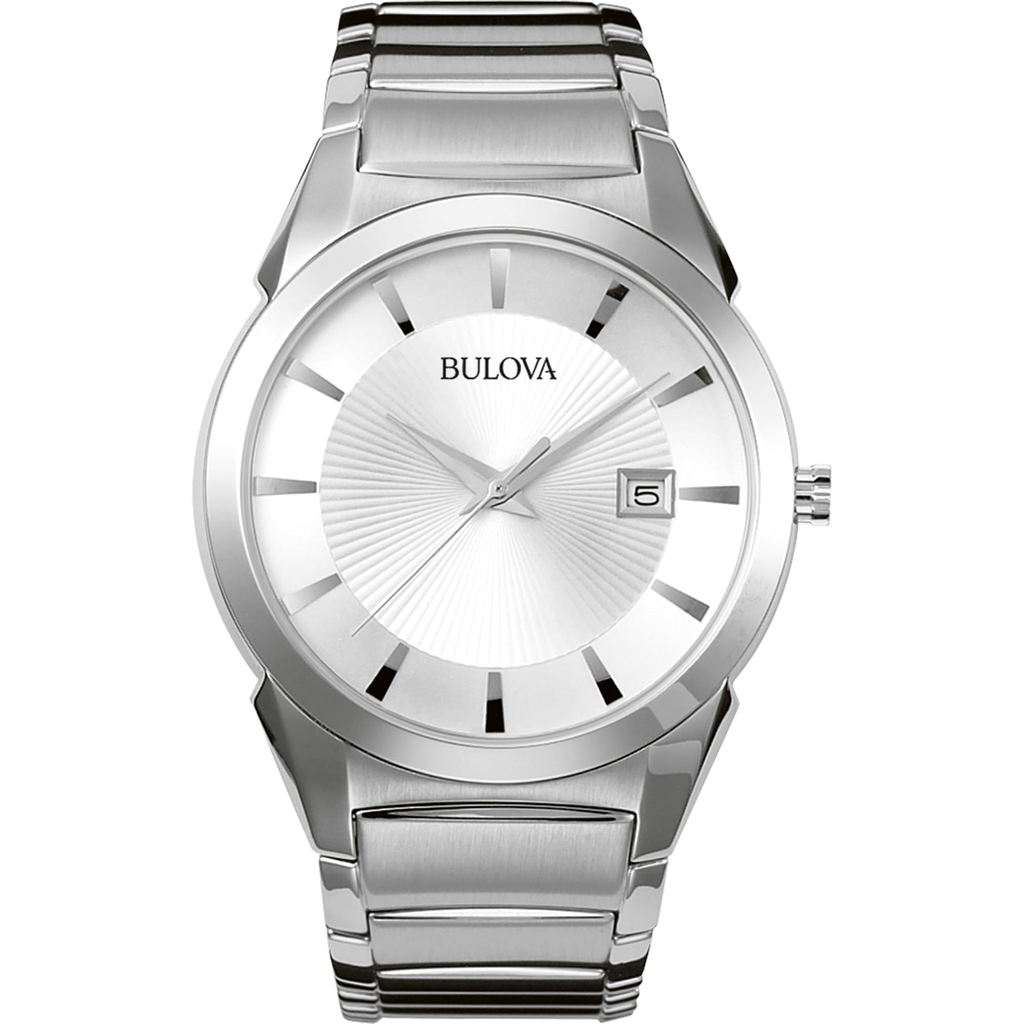 BulovaClassic Quartz Men's Watch, Stainless Steel, Silver-Tone