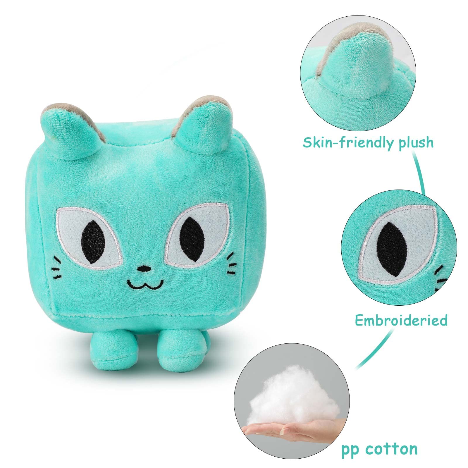 Buy Big Games Cat Plush, 7 Inch Pet Simulator X Cat Plush Huge Cat
