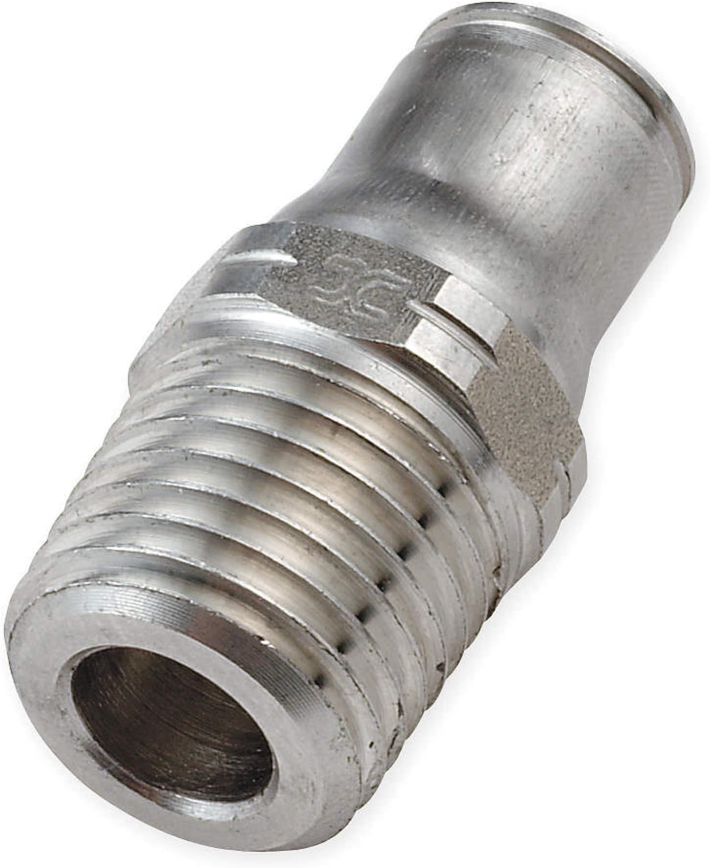 Connector, SS, 1/4 in. Tube Sz, PK2