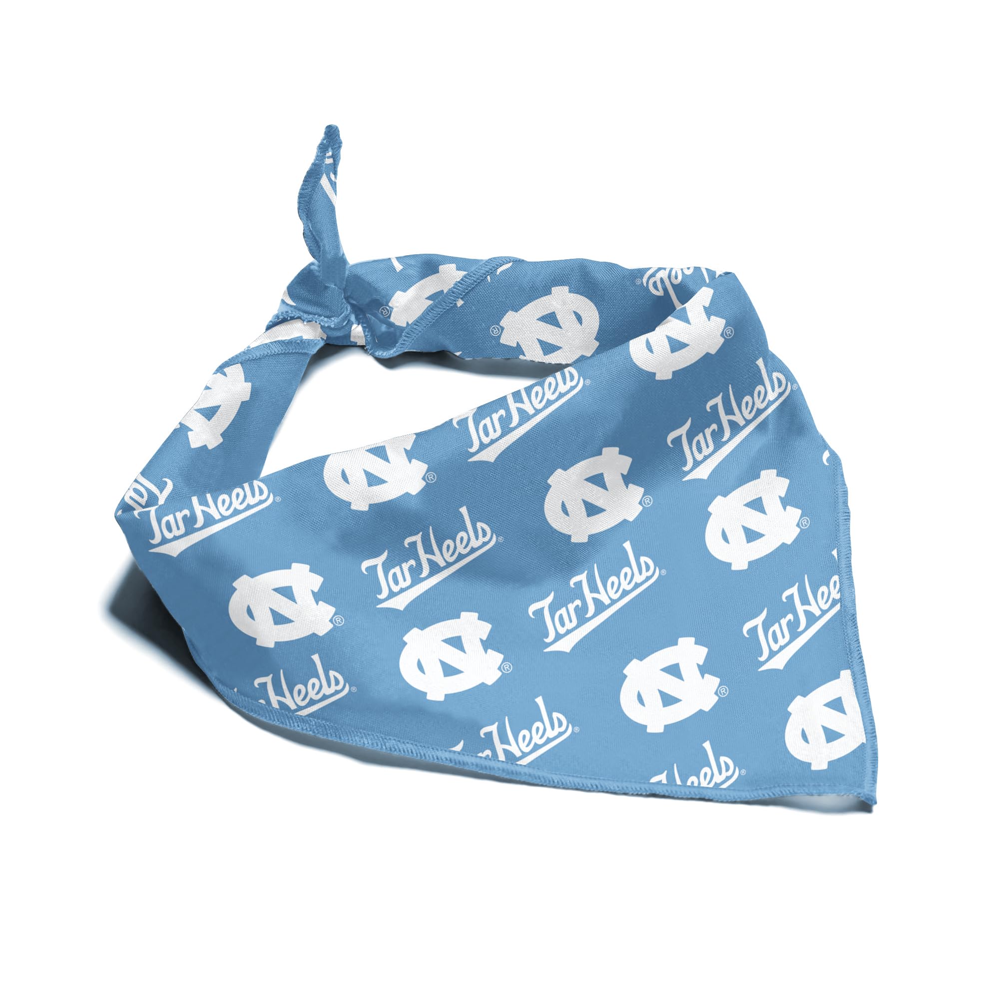 UNC Tar Heels Officially Licensed Bandana for Dogs and Cats | Fits Pets Great Gift Idea | Easy-to-Tie (Large, 28")