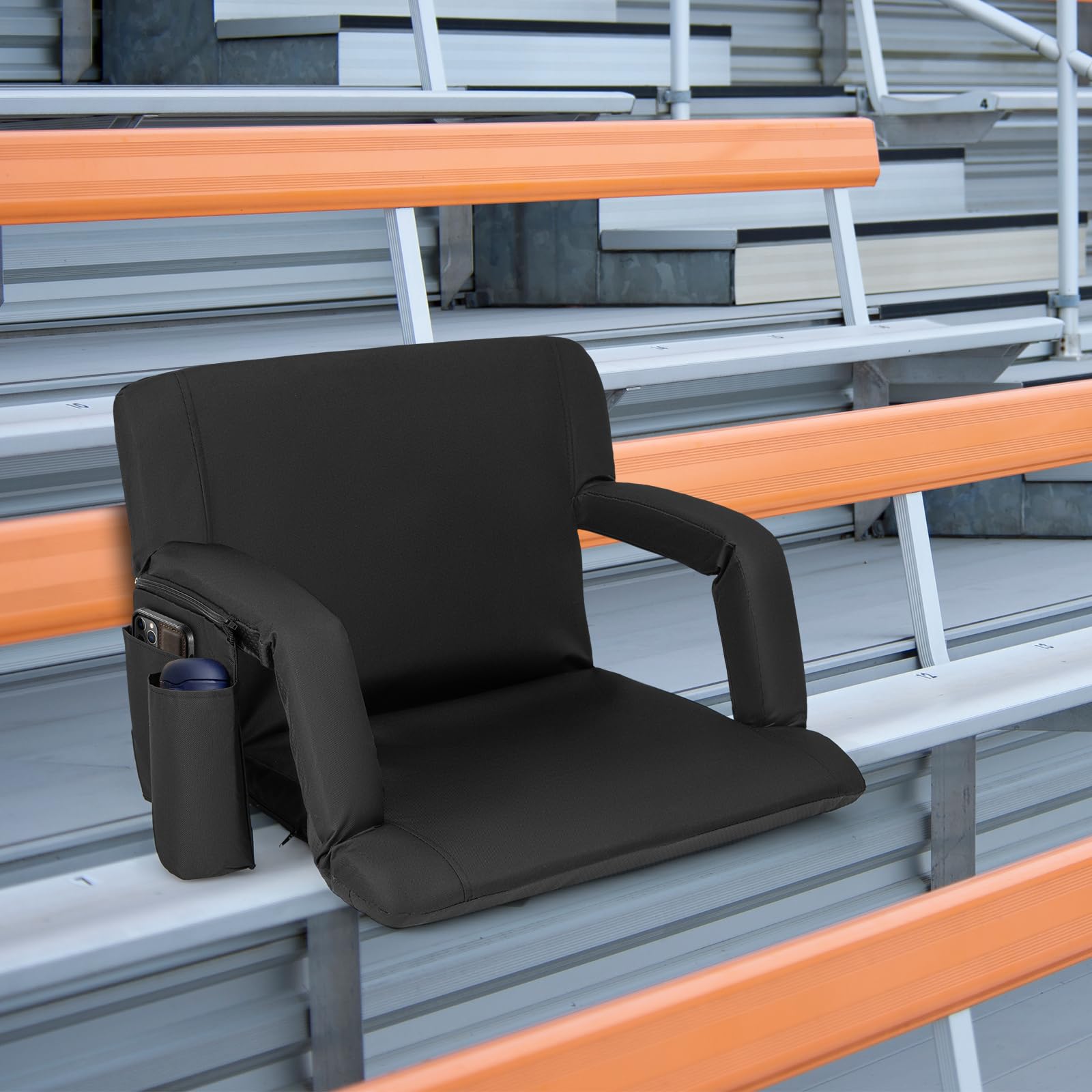 COSTWAY Stadionsitz klappbar, Stadion Sitzkissen