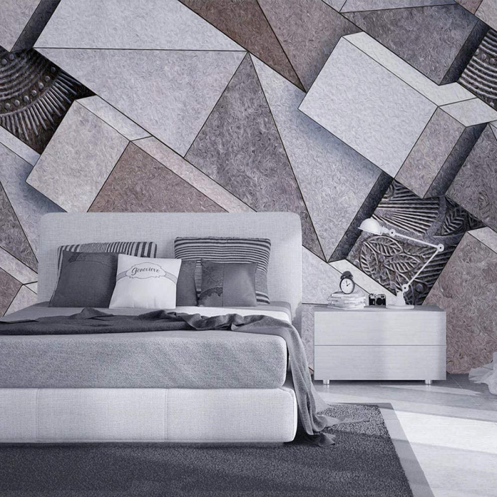 Gris Ladrillo Abstracto Tridimensional 3D Mural De La Pared Dormitorio Grandes Fondos De Pantalla Sala De Estar De Pelar Y Pegar Fotos Autoadhesivas Comedor Decoración Para El Hogar Oficina Carteles