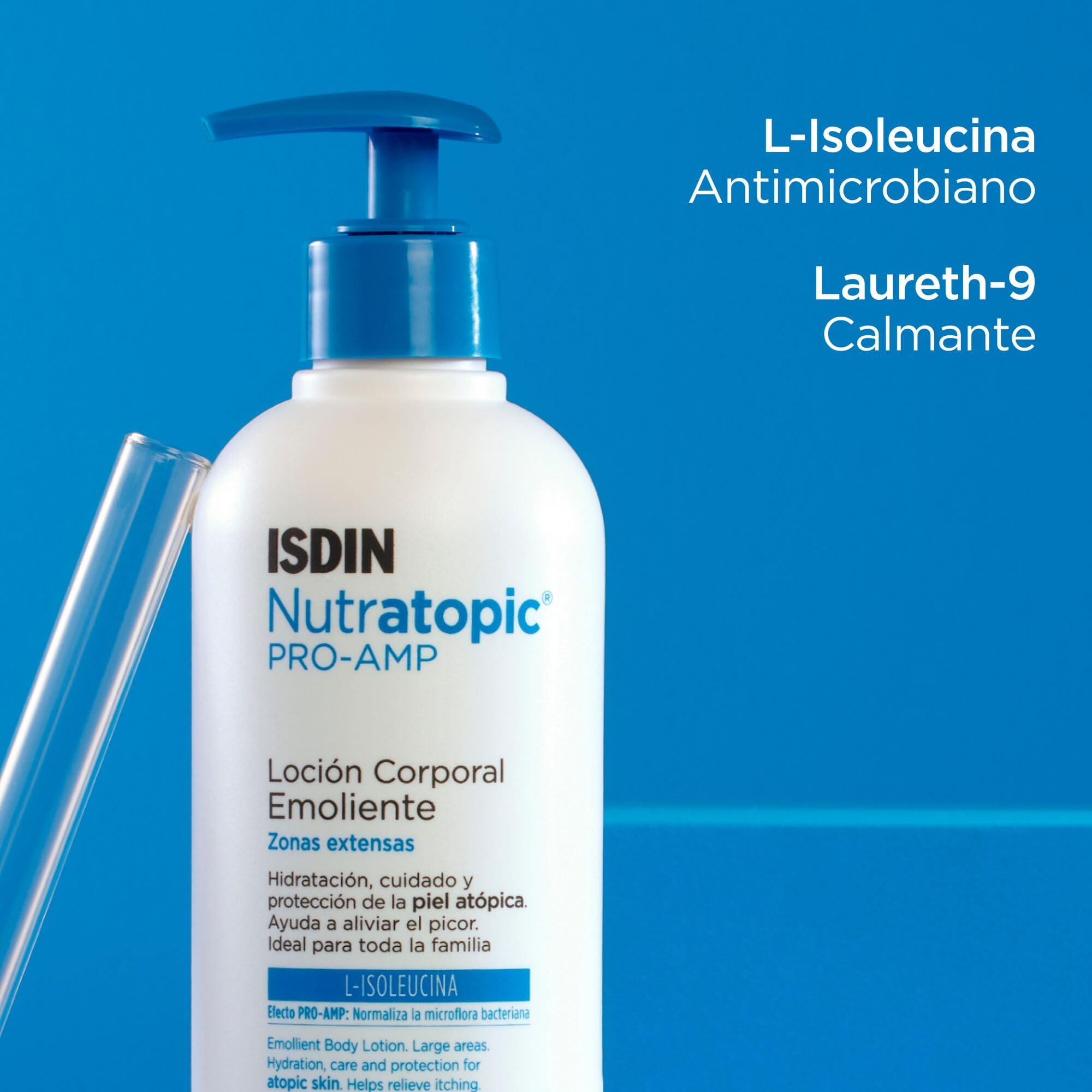 ISDIN Nutratopic Pro-AMP Crema Facial, Crema Facial Protectora, Ayuda a Mejorar los Signos de la Piel Atópica